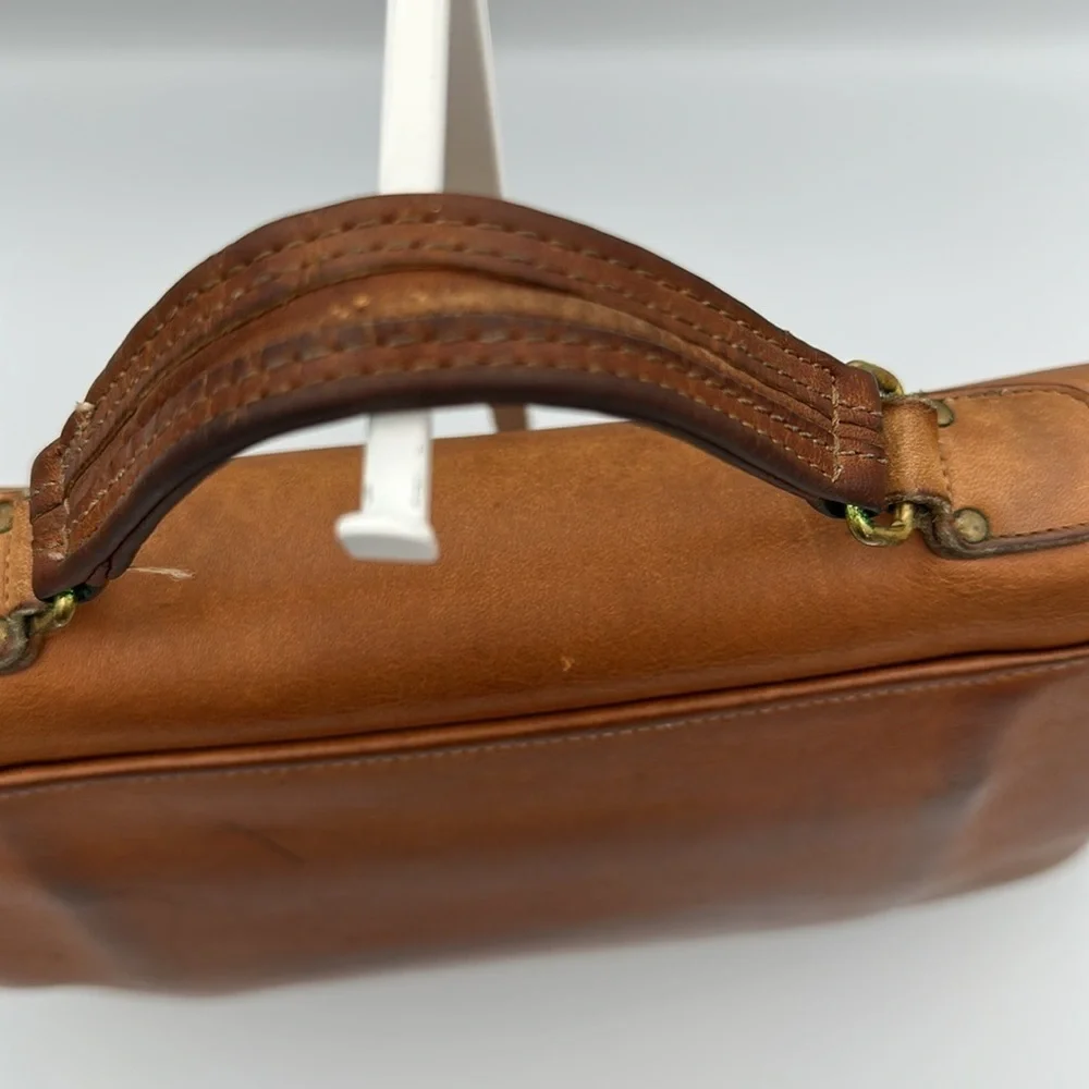 Vintage Coach Briefcase Tabac